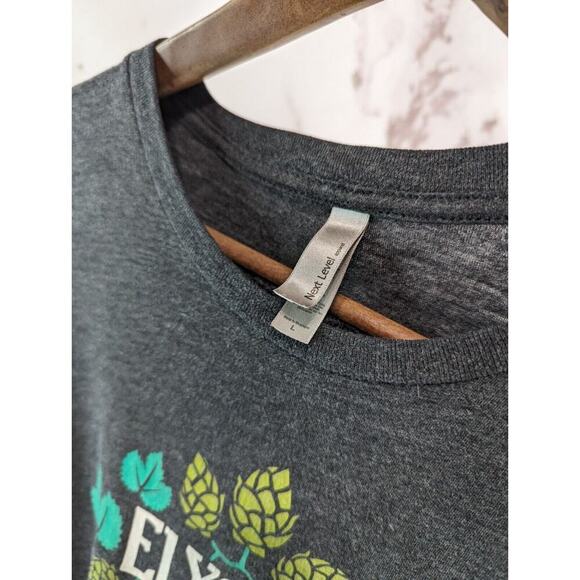 Elysian Brewing Shirt Mens Large Gray Seattle Beer Brewery Brew Tee Company - Picture 3 of 9